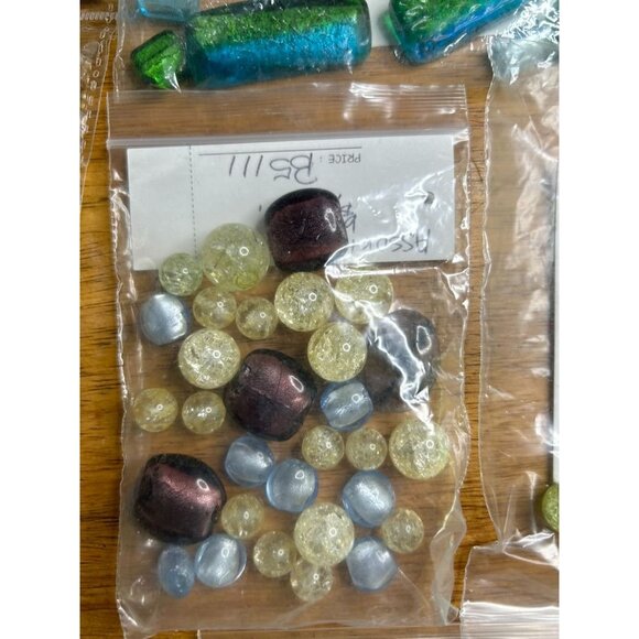 Assorted Glass Beads & Metallic Beads Collection For Jewelry Making - Picture 4 of 10